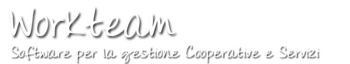 Workteam software per la gestione Cooperative e Servizi